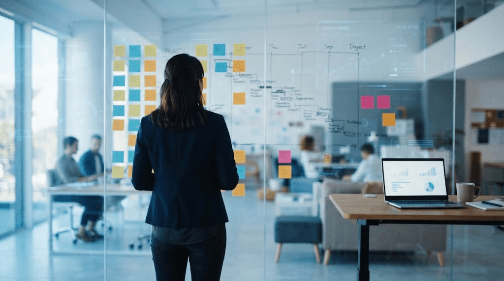 Live delivery board with sprint flow and milestone tracking for project management